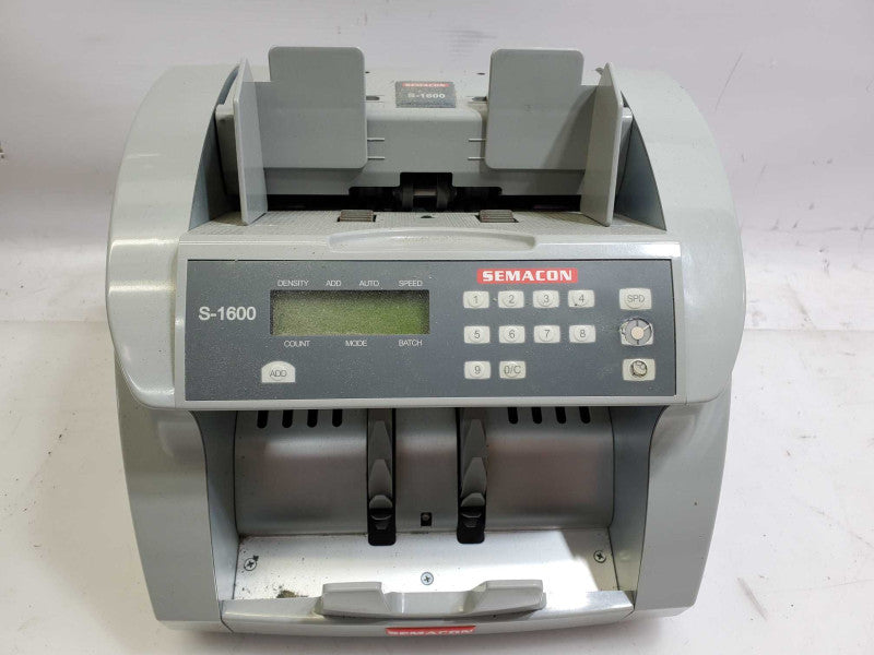 Semacon S-1600 Bank Grade Currency Counter S1600 _ Power-on tested )