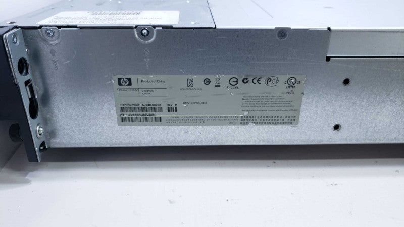 HP Storageworks D2600 2U 12 Bay 2x AJ940-04402 2x 460W PSU 2x FAN No HDD [