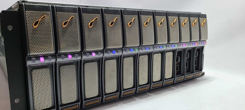 Panasas ActiveStor XX Storage Server Blade Chassis 10x Blades 1x Control Mod  $