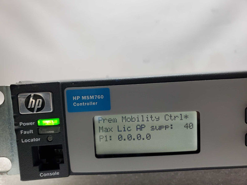 HP MSM760 controller, requires factory reset, AS-IS _