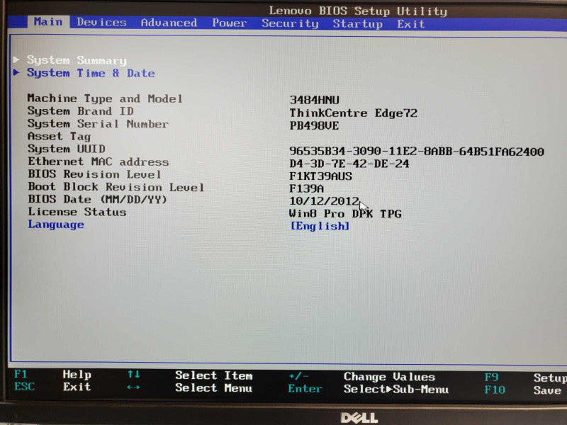 Lenovo ThinkCentre Edge72, Pentium G645 2.9GHz, 4GB DDR3, 500GB HDD _