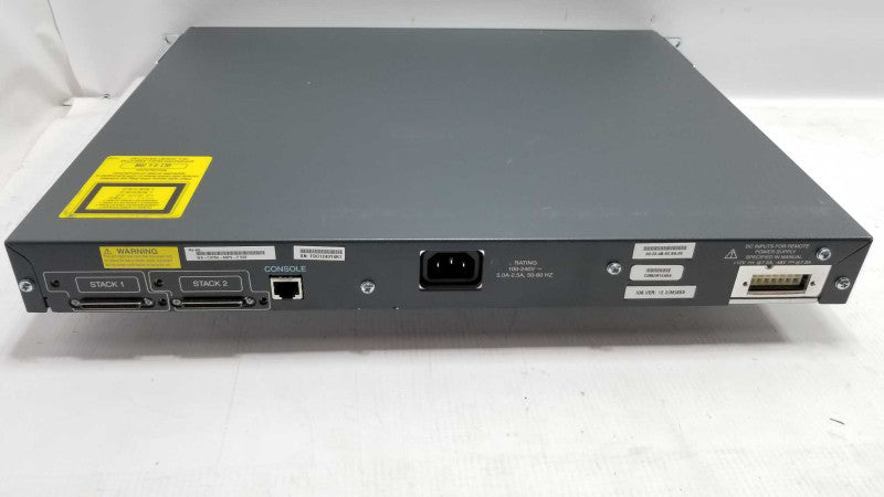 Cisco Catalyst WS-C3750-48PS-E 48 Port Stackable PoE 10/100 Switch, FCTY RESET ~
