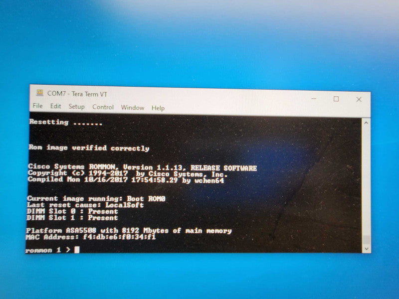 Cisco ASA 5508-X Firewall Adaptive Security Appliance ASA-5508 )