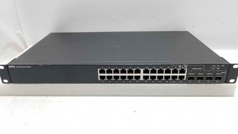 Dell PowerConnect 5424 24 Port Gigabit Switch WIth Brackets ~