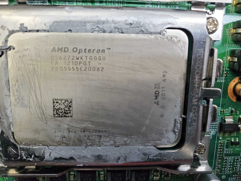Supermicro SuperServer CSE-828 Server Barebone w/ 4x AMD 16C 6272 2.1GHz  )