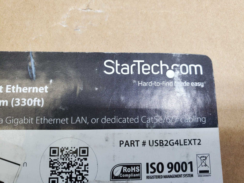 StarTech.com 4-Port 330-Feet  Over Gigabit LAN/Direct Cat5e/Cat6 USB2G4LEXT2  )