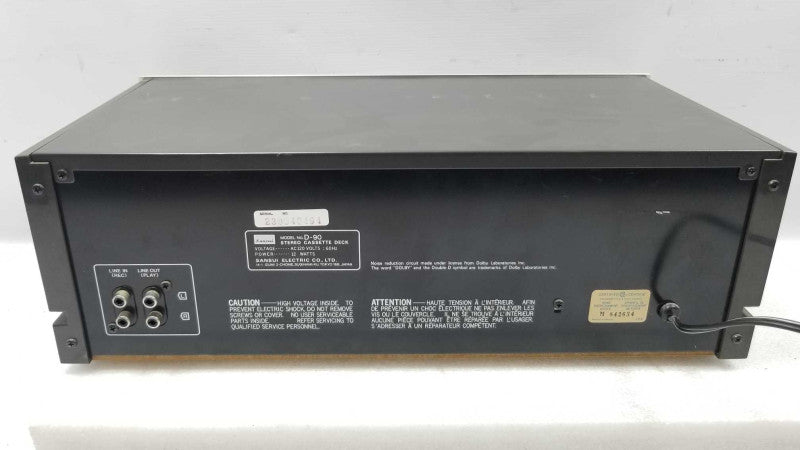 Vintage Sansui D-90 Stereo Cassette Deck  ~