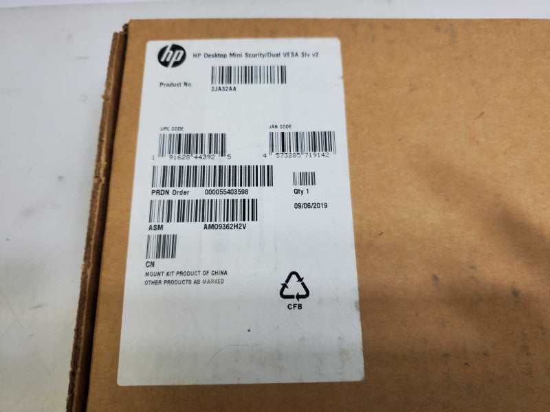 New HP DESKTOP MINI SCURITY/DUAL VESA SLV V2  2JA32AA )