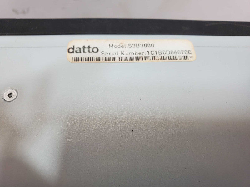 Datto S3B3000 WS, Xeon D-1521 2.4GHz, 16GB DDR4, 4x HDD Trays, No HDD _