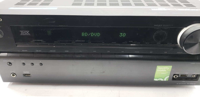Onkyo TX-NR616 7.2 Channel Home Theater AV Receiver HDMI / Read Notes #