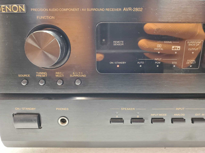 Denon Precision Audio Component/AV Surround Receiver AVR-2802, AS-IS _