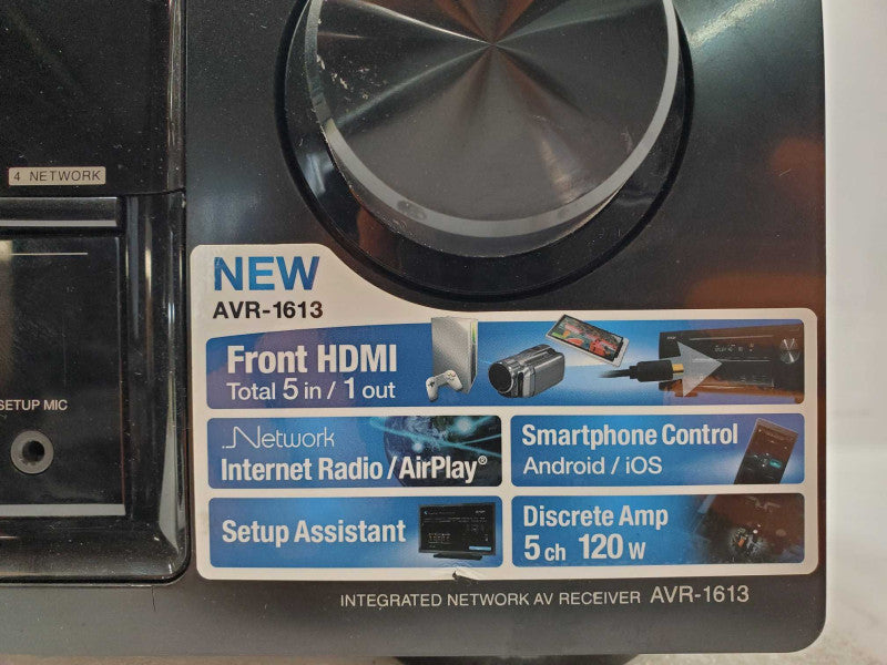 Denon AVR-1613 Network Surround Sound Receiver, AS-IS _