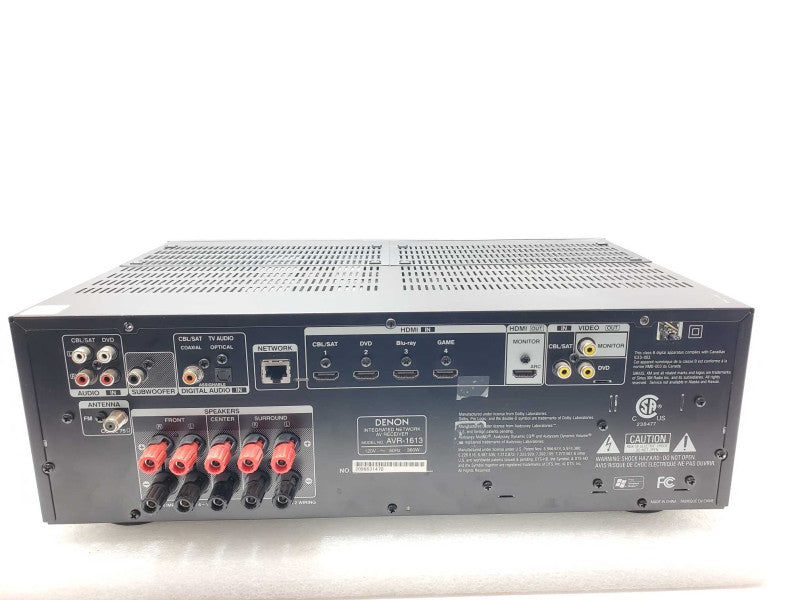 Denon AVR-1613 Network Surround Sound Receiver, AS-IS _