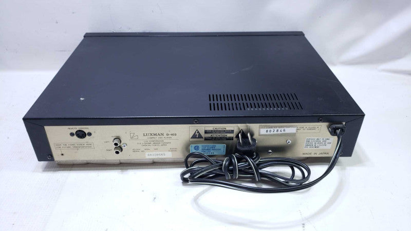 Luxman D103 CD Player [