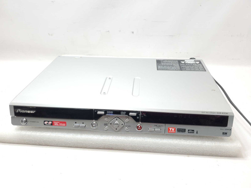 Pioneer DVR-633H-S DVR / DVD Recorder, Powers on, AS-IS _