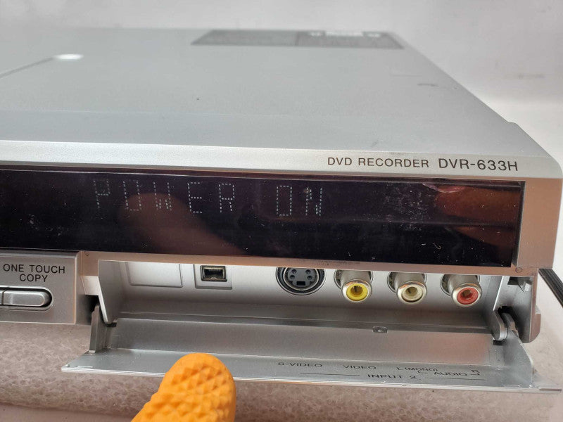 Pioneer DVR-633H-S DVR / DVD Recorder, Powers on, AS-IS _