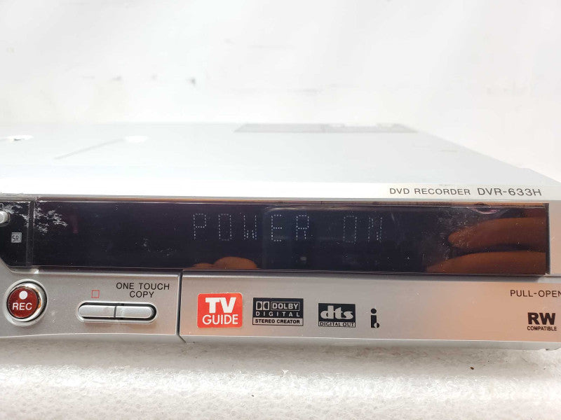 Pioneer DVR-633H-S DVR / DVD Recorder, Powers on, AS-IS _