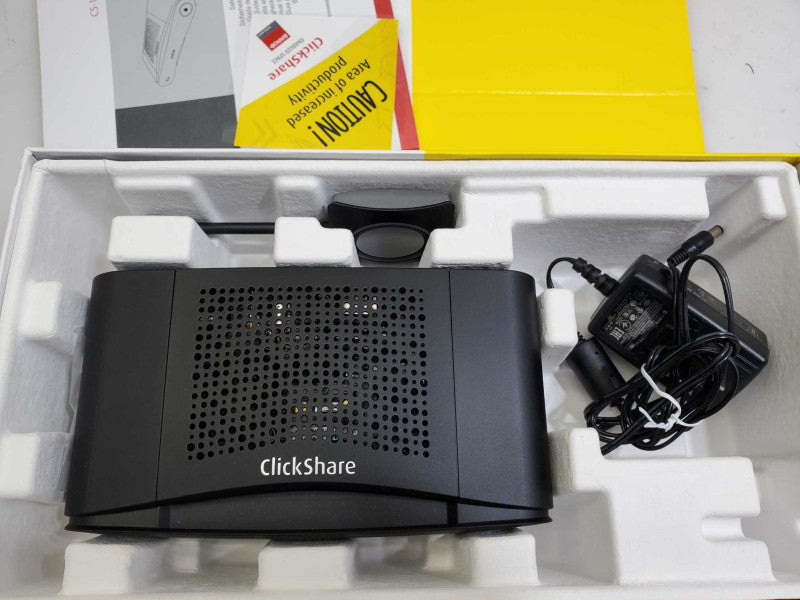Barco ClickShare CS-100 Wireless Presentation System R9861510 w/ button AS-IS )