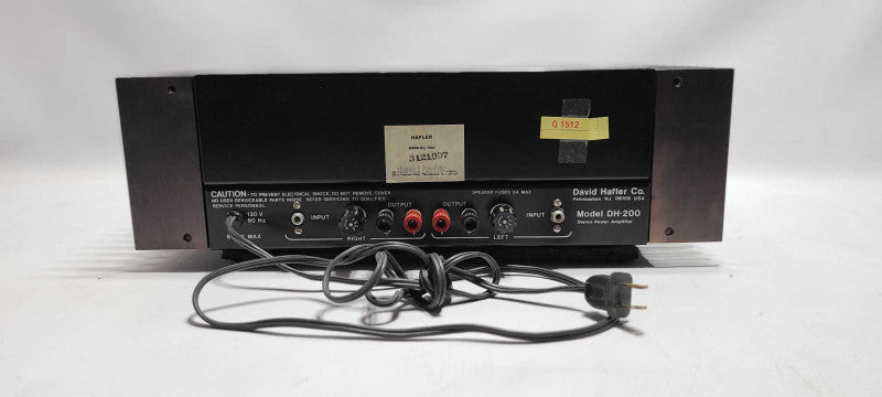 Vintage Hafler DH200 Stereo Power 600W Amplifier $