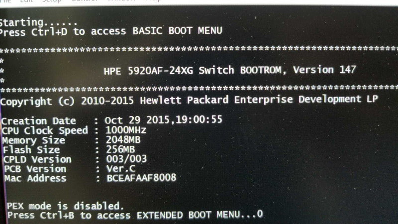 HP 5920AF-24XG 24-Port 10GbE SFP+ FCoE / DCB Switch JG296A, QTY~