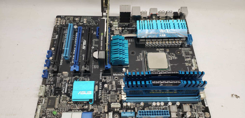 CPU/Mobo combo AMD FX-9590 @ 4.7ghz / 4gb ram / M5A99FX PRO R2.0 / quadro k600 #