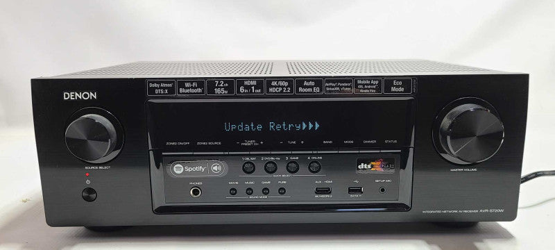 Denon AVR-S720W 7.2 Channel 4K Ultra HD AV Receiver 400W $
