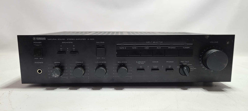 Vintage Yamaha A-500 Natural Sound Stereo 200W Amplifier  $