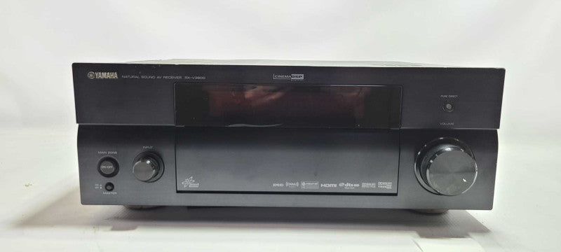 Yamaha RX-V3800 Natural Sound AV 500W Receiver W/O Remote $