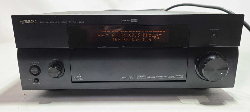 Yamaha RX-V3800 Natural Sound AV 500W Receiver W/O Remote $