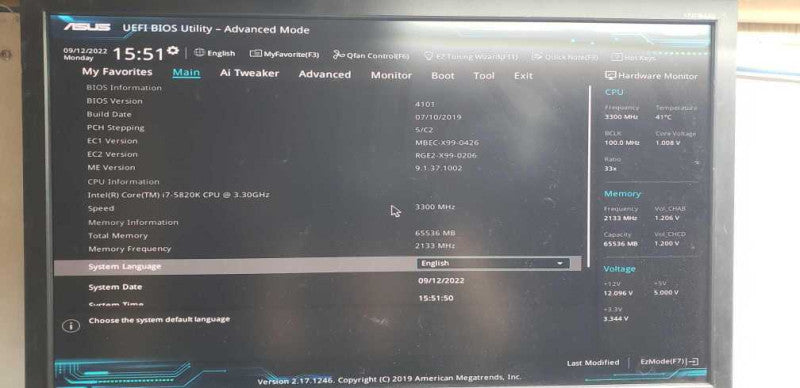 Custom Gaming PC i7-5820k @ 3.30ghz / 64gb ram / Nvidia GTX 1070 / asus x99-a |