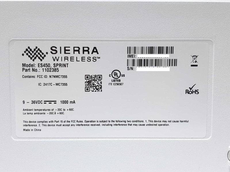 Sierra Wireless AirLink ES450 Industrial 4G LTE Cellular Modem -FOR SPRINT +