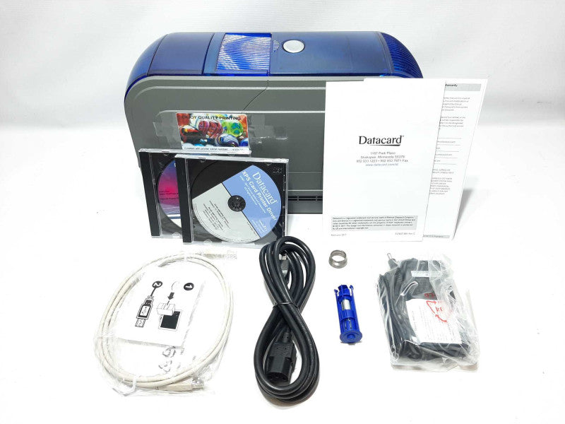Datacard SD260 PX10 300dpi USB Ethernet ID Card Printer - Mint Condition +
