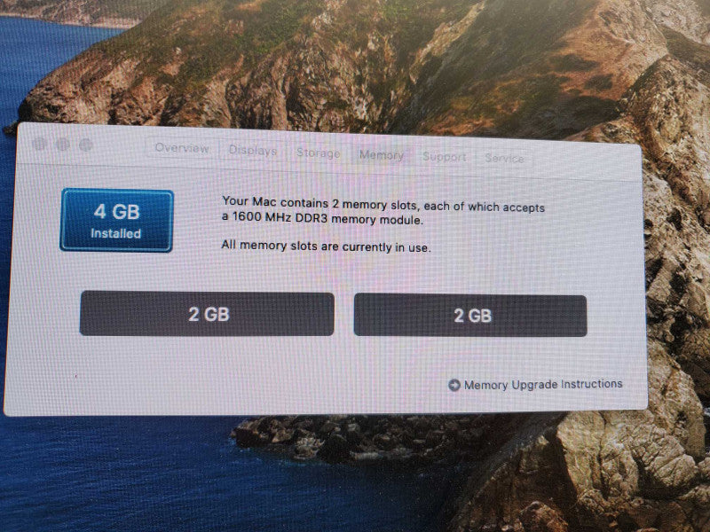 Mac Mini Late.2012 A1347 Core i7-3615QM @2.3GHz 4GB RAM No HDD )
