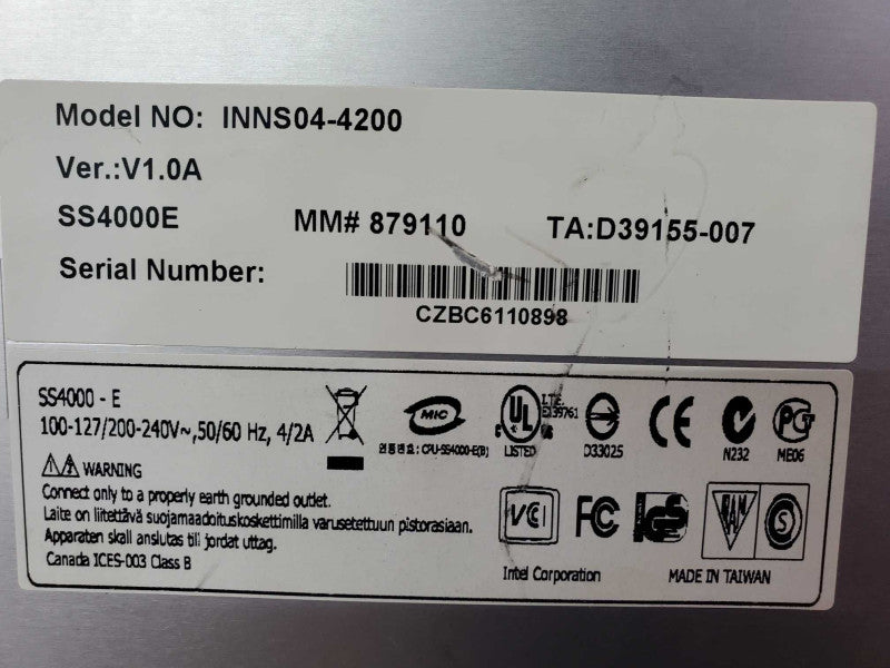 LACIE 4 BAY NAS INNS04-4200, 4x 3.5\\" HDD Trays, No HDD, Powers on, AS-IS _