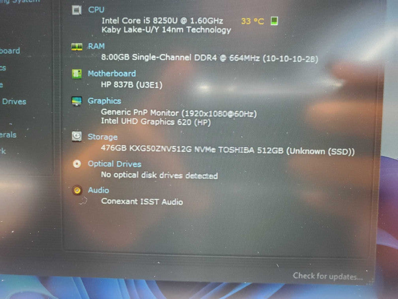 HP ProBook 440 G5, Core i5-8250U 1.6GHz 8GB RAM 512GB SSD 14\\" _