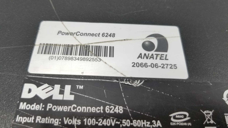 Dell PowerConnect 6248 48-Port GbE 4-Port DP SFP Network Switch ~