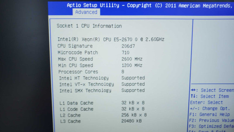 ZtSystem Z1100SH 2x Xeon E5-2670@2.6GHz 32GB ECC DDR3 No HDD [