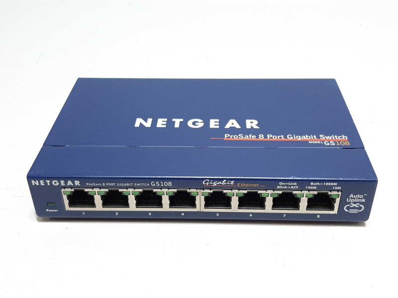 NETGEAR ProSafe  GS108v3 8-Port Gigabit Ethernet Switch +