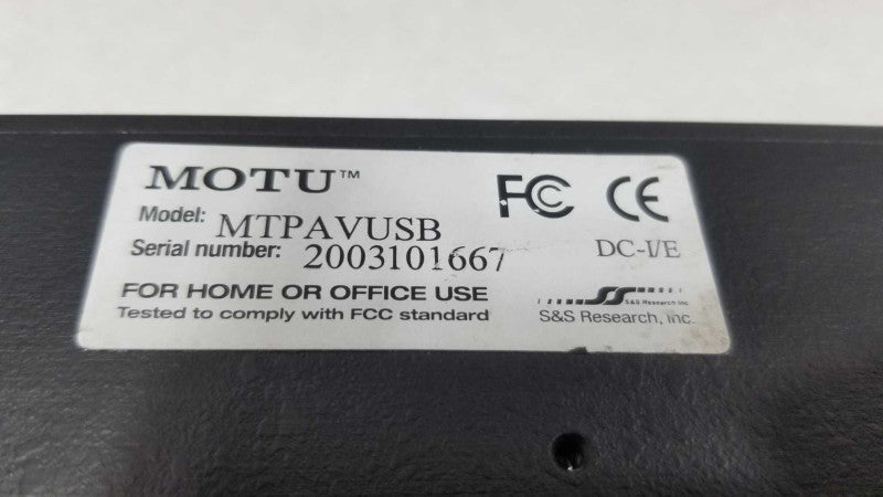 Mark of the Unicorn MOTU MTP AV MIDI Timepiece USB MIDI Interface ~