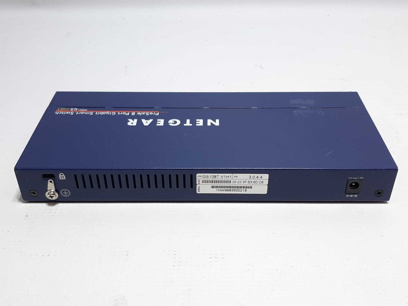NETGEAR ProSafe GS108Tv1 8-Port Gigabit Ethernet Smart Switch  +