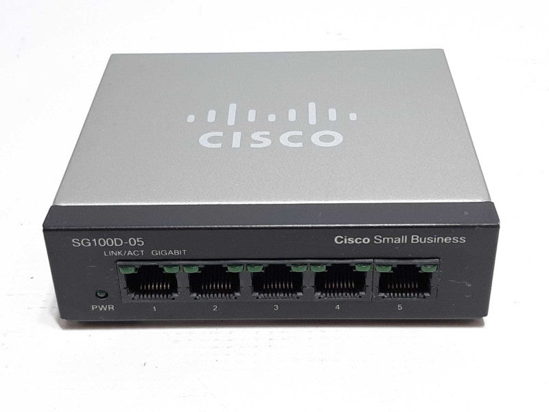 Cisco Small Business SG100D-05v2 5-Port Gigabit Ethernet Switch +