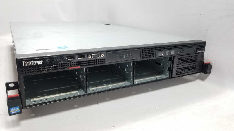 Lenovo ThinkServer RD430, 2x Xeon E5-2407 2.2GHz QC/ 64GB, SAS 9260-8i, 1x PSU, QTY~