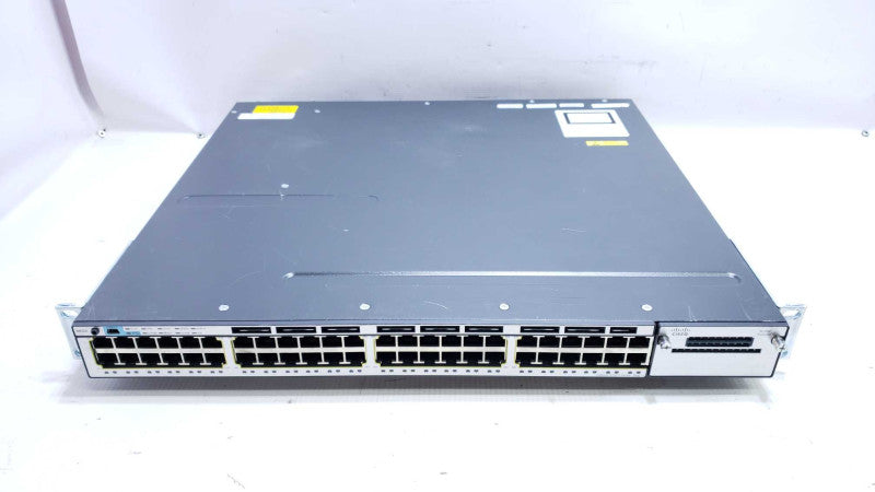 Cisco Catalyst 3750-X Series WS-C3750X-48P-S C3KX-NM-1G 715WAC PSU [