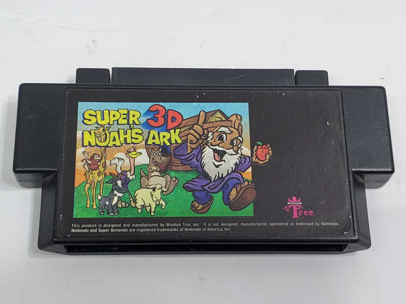 Super 3D Noah\\'s Ark SNES Cartridge Adapter Game |