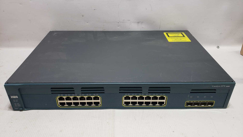 Cisco Catalyst (WS-C2970G-24T-E) 24-Ports Rack-mountable Switch Managed [