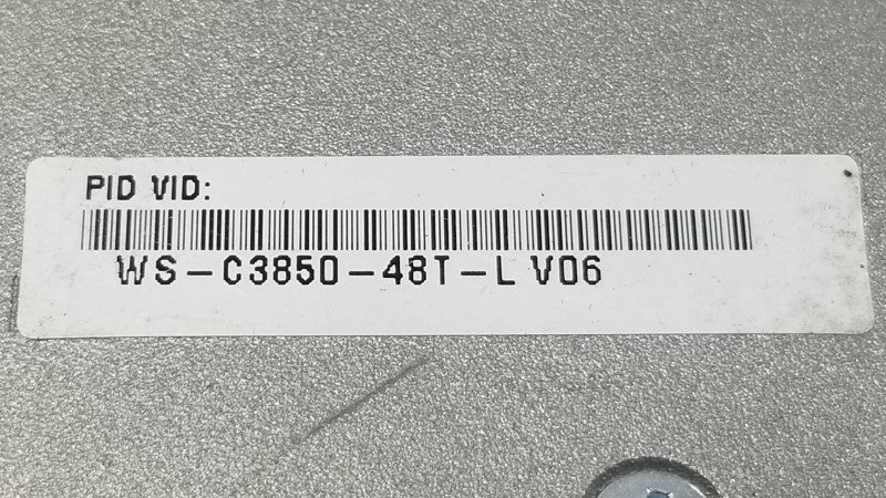 Cisco WS-C3850-48T-L 48 Ports Managed Network Switch Lan Base SERVICE LICENSE ~