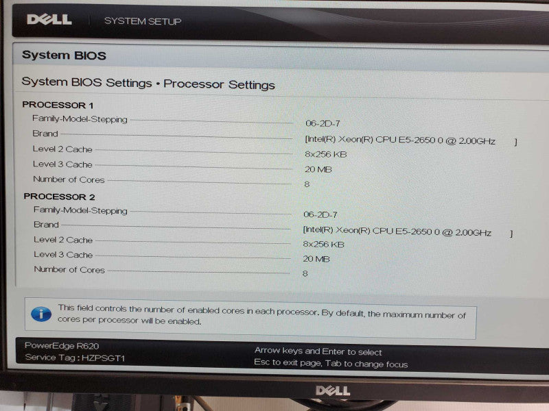 Dell PowerEdge R620, 2x Xeon E5-2650 2.0GHz, 64GB, H710p Mini, 2xPSU, 2.5 _
