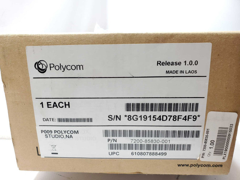 POLYCOM POLY STUDIO P009 USB VIDEO CONFERENCE BAR P/N: 7200-85830-001 _
