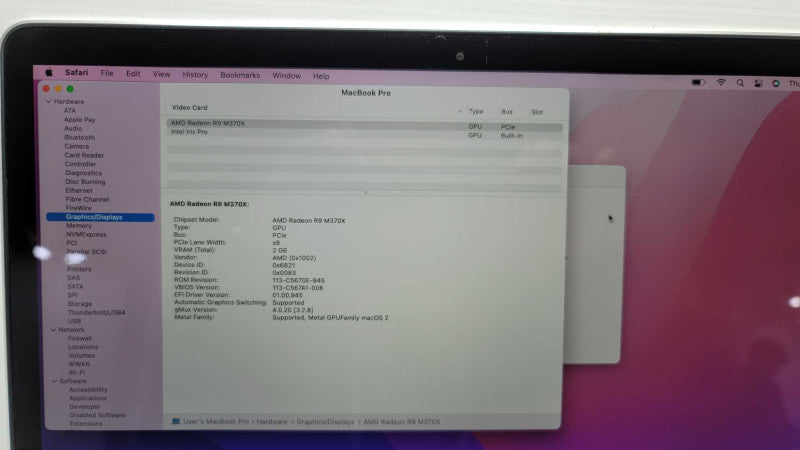 MacBook Pro Retina 15-inch Mid 2015 with i7 CPU 16GB RAM & 512GB Storage  -