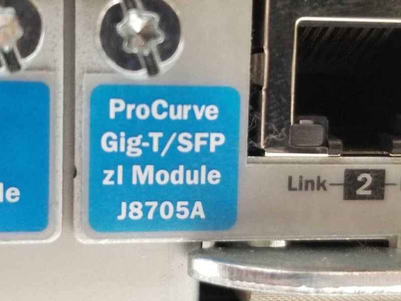 HP ProCurve 5406ZL J8697A with 4x J8702A 1x J8705A 1x J8726A 2x J8712A Power ~